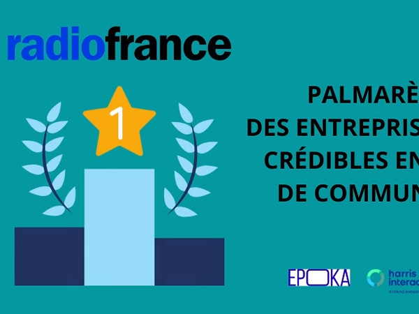 Radio France au palmarès des entreprises les plus crédibles en matière de communication